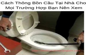 Thông bồn cầu tân uyên giá rẻ 100K bảo hành 6 năm