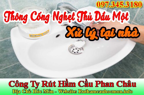 Thông tắc cống Thủ Dầu Một 100k, bảo hành 24 tháng