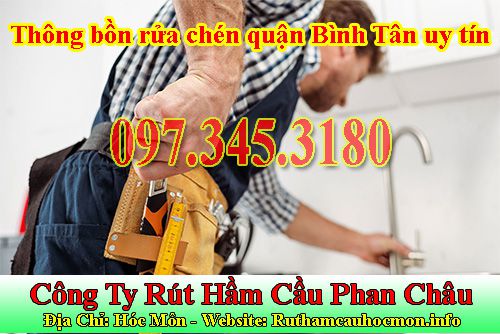 Thông bồn rửa chén quận Bình Tân uy tín giá rẻ