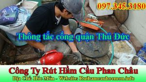 Thông tắc cống quận Thủ Đức giá rẻ 99k LH 0973453180