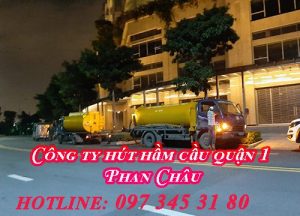 Hút hầm cầu quận 1 Phan Châu giá 50k, làm sạch 99%