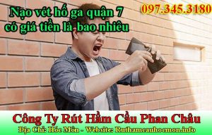 Nạo vét hố ga quận 7 giảm 30% BH 60 tháng sạch 100%