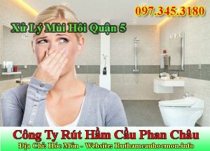 Xử lý mùi hôi quận 5 triệt để giá ưu đãi 20% BH 18 tháng 
