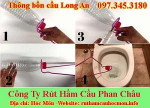 Thông bồn cầu Long An Phan Châu giảm 89k BH 24 tháng