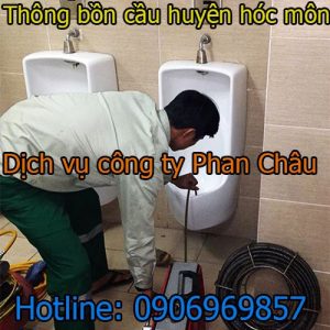Thông bồn tiểu huyện hóc môn giá rẻ, uy tín BH 5 năm