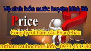 Vệ sinh bồn nước huyện Nhà Bè Phan Châu rẻ cực sốc 25%