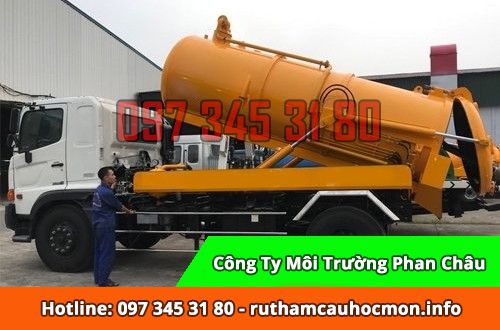 Rút hầm cầu Châu Thành Long An giá rẻ chất lượng BH 2 năm