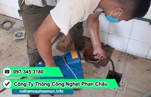 Thông cống nghẹt xã Đông Thạnh