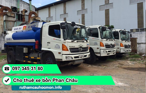 cho thuê giấy tờ xe bồn chở nước rửa đường, tưới cây